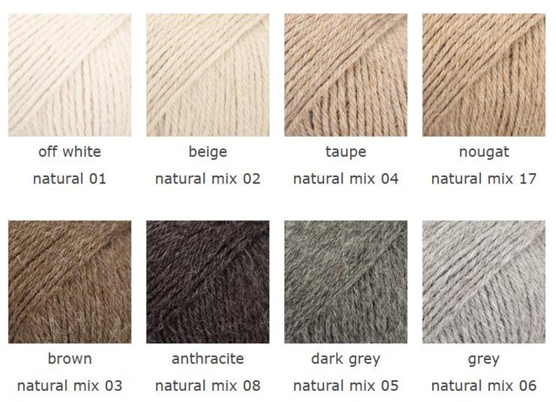 DROPS Puna Alpaca Yarn, DK Worsted, Superfine Alpaca Fiber - 50g 120 Yards image 3