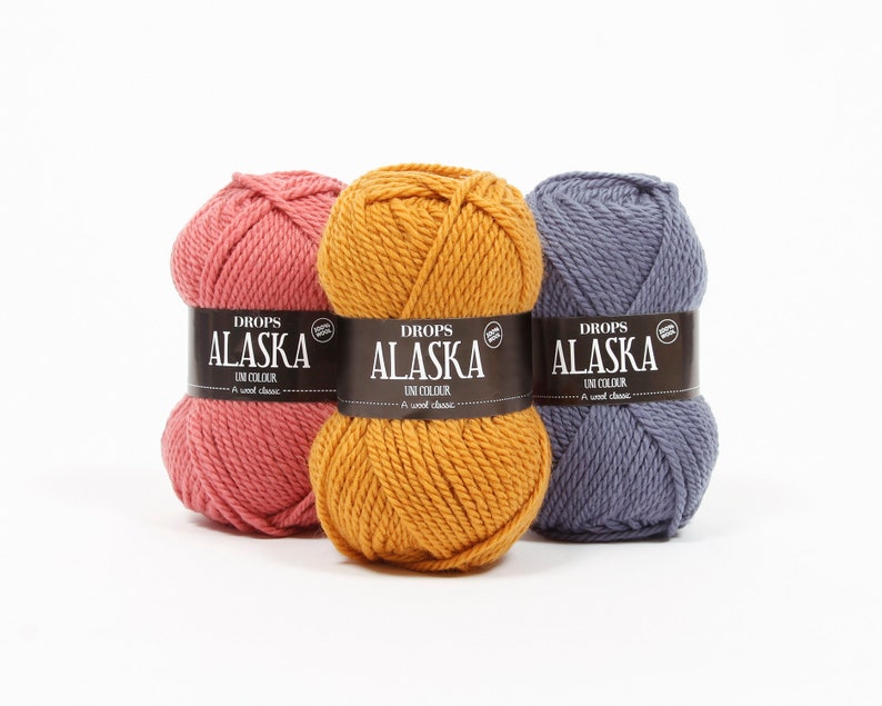 Knitting yarn aran weight Worsted yarn Pure wool yarn for Etsy