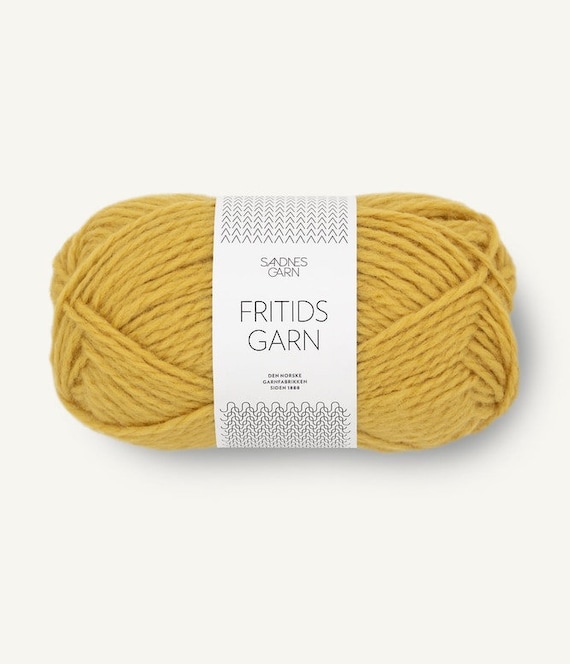 Sandnes Garn FRITIDSGARN Norwegian wool yarn: 50 g 70 meters (76 yards) Aran weight