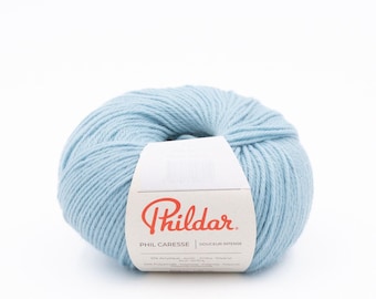 Hilo Phildar Caresse Soft para bebé: 50 g, 146 metros (grosor DK)