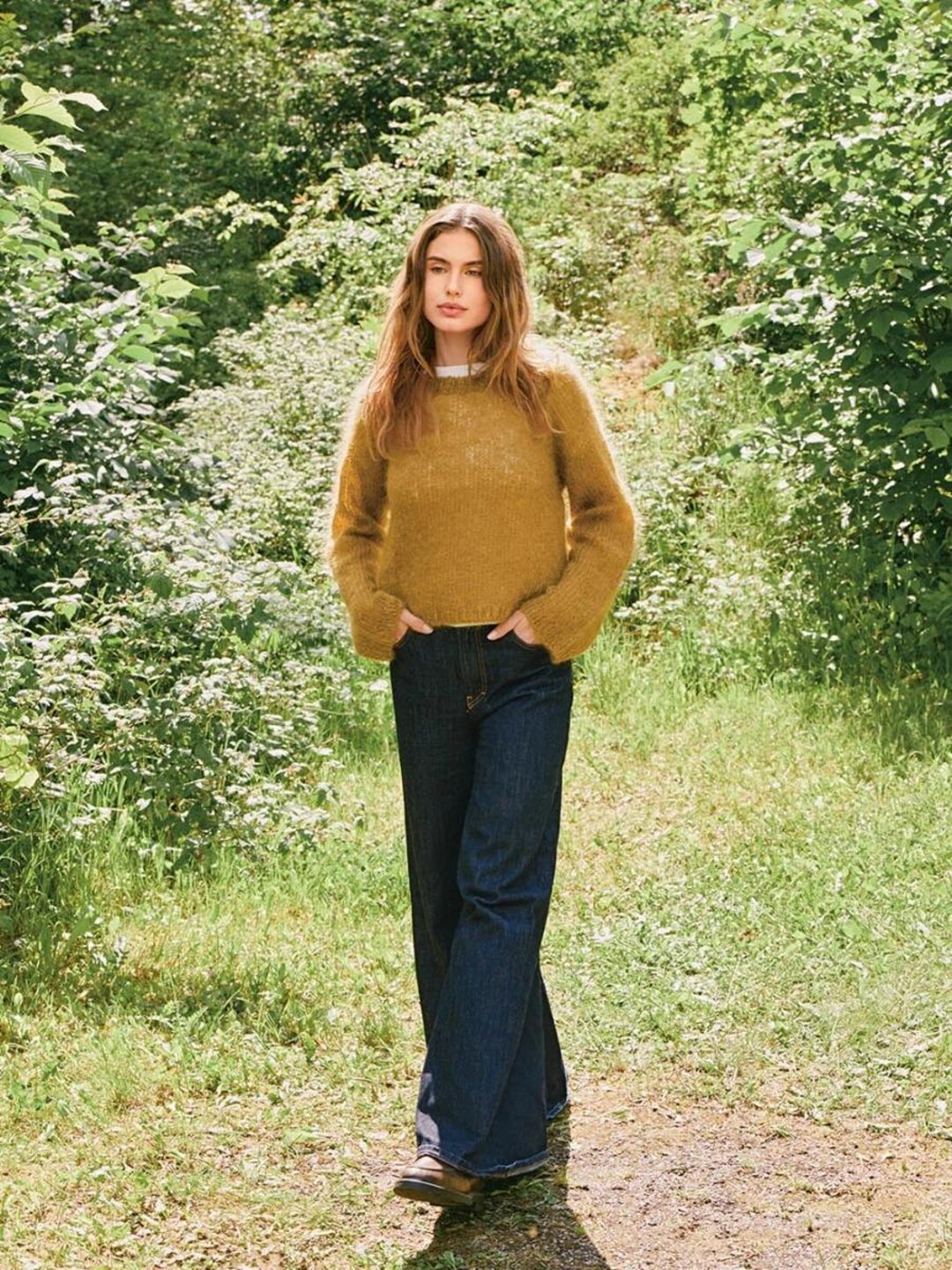 Iha Rookie F Pattern Rookie Raglan Sweater Knitting Pattern: Beginner Chunky Mohair (sandnes ...