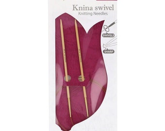 TULIP Knina Swivel Bamboo fixed circular knitting needles 80 cm 32'' - 2.00 mm-12.00 mm - US Size 0 to 17