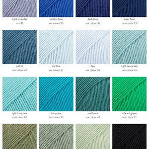 Superwash merino wool yarn Yarn for baby Natural fiber yarn Sport weight yarn Soft wool Knitting yarn Yarn for blanket image 8