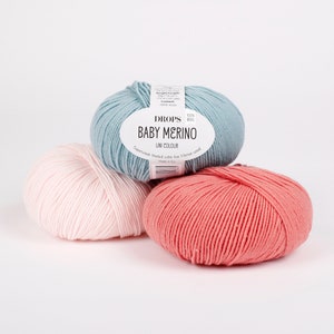 Superwash merino wool yarn Yarn for baby Natural fiber yarn Sport weight yarn Soft wool Knitting yarn Yarn for blanket image 2