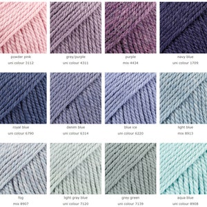 DROPS NEPAL Wool yarn Knitting yarn Aran weight yarn Worsted yarn Soft yarn Warm yarn Winter knitting Knitting yarn wool image 6