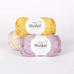 DROPS Muskat gemerceriseerde katoengaren – zachte amigurumi, gehaakt, breigaren - 50 g, 109 yards afbeelding 11