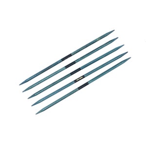 Lykke Indigo Double Pointed Wooden Knitting Needles DPN - Length 15 cm / 6 in - 2.00 mm-9.00 mm / US size 0 to 13