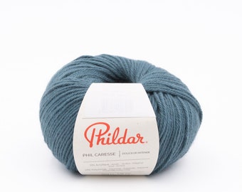 Hilo para bebé Phildar CARESSE Hilo supersoft - Hilo de peso DK - Hilo de punto para bebé - Hilo de estambre ligero