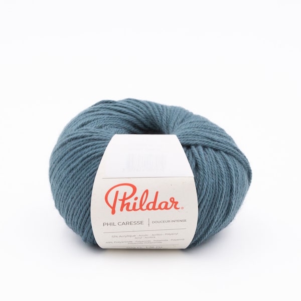 Yarn for baby Phildar CARESSE Supersoft yarn - DK weight yarn - Knitting yarn for baby - Light worsted yarn