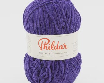 CLEARANCE SALE Chenille yarn Phildar Cheri Crochet yarn - Amigurumi yarn - Knitting yarn for baby blanket - Yarn for fashion cardigan, hats