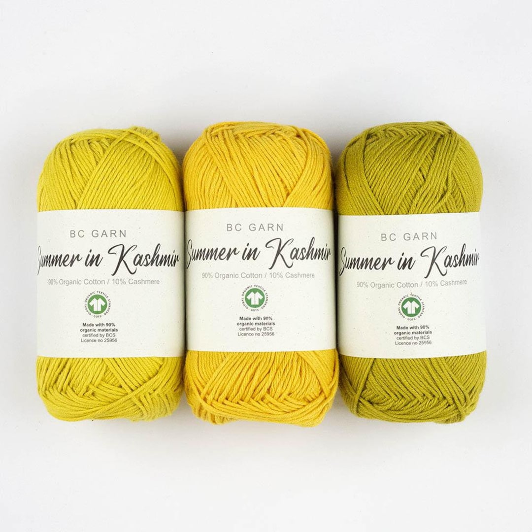 Logisk Cater platform Cotton and Cashmere Yarn for Knitting BC GARN Summer in - Etsy Sweden