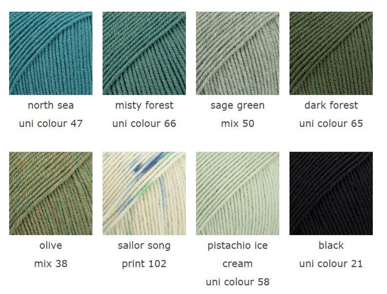 Superwash Merino Wool Drops BABY MERINO Fingering Weight Yarn 50g 191 Yards image 10