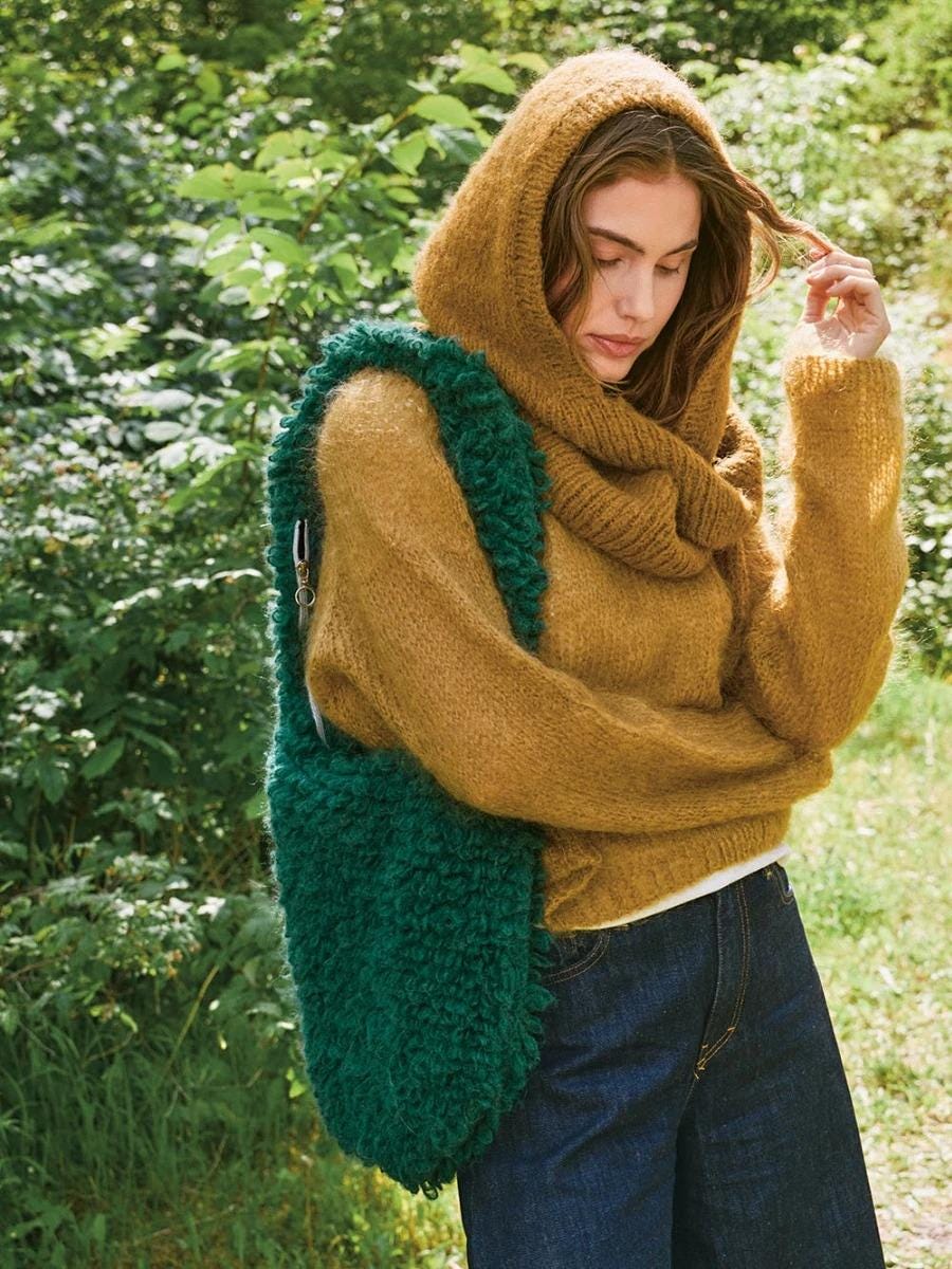 30 Boho Bag Crochet Patterns for Fringe, Florals, and Everyday Texture 32 BOHO Bag Crochet Pattern: Sandnes Garn 2507, Alpakka Yarn (English) - Requires Yarn Purchase