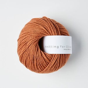 Knitting for Olive HEAVY MERINO DK weight merino wool knitting yarn 50 g 125 meters of worsted weight yarn