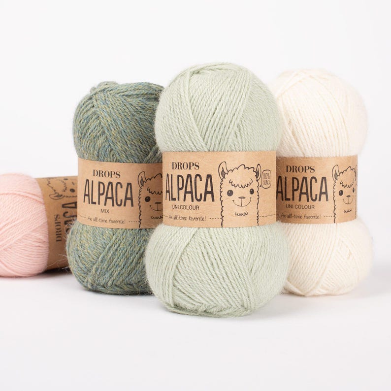 DROPS Alpaca Yarn, Superfine Sport Weight, Knitting Wool 50g 183 Yards image 12