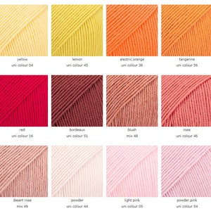 Superwash merino wool yarn Yarn for baby Natural fiber yarn Sport weight yarn Soft wool Knitting yarn Yarn for blanket image 6