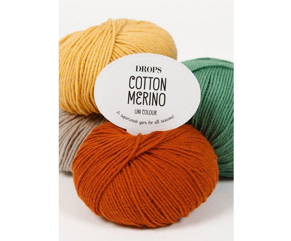 100/% Superfine Alpaca Yarn DK Weight Soft and Warm Drops Puna Worsted 3 or Light 01 Off White 1.8 oz 120 Yards per Ball