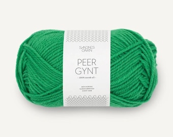 Norwegian wool Sandnes Garn PEER GYNT 50 g 91 meters DK weigth yarn