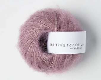 Knitting for Olive SOFT SILK MOHAIR yarn 25 g 225 m Kid mohair lace yarn Mohair silk yarn for knitting (Listing for colors from B to W)