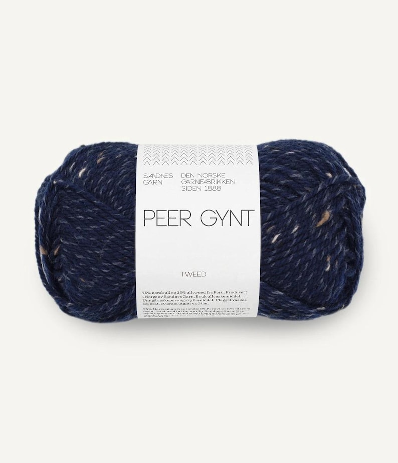 Norwegian wool Sandnes Garn PEER GYNT 50 g 91 meters DK weigth yarn image 7