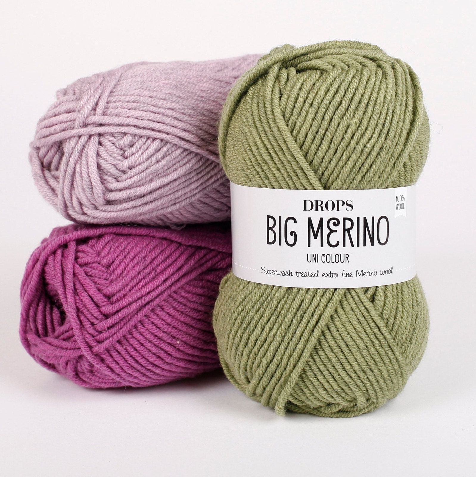 DROPS Big Merino Merino Wolle Garn Superwash Garn 100 Etsy