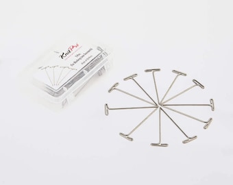 T-Pins KNITPRO Lace Blocking pins // 50 metal pins // Gift for knitter