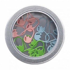 TULIP stitch markers pack of 15 pieces in tulip shape in the box- Locking stitch markers - Plastic stitch markers - Knitting markers