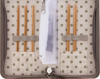 TULIP CarryC Long Fine Gauge Interchangeable needles set - Bamboo needles set - Size US 0 - US 2.5 (Size 2.00mm-3.00mm)