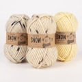 Chunky Wool Yarn – DROPS Snow, Bulky Felting Yarn - 50g 55 Yards