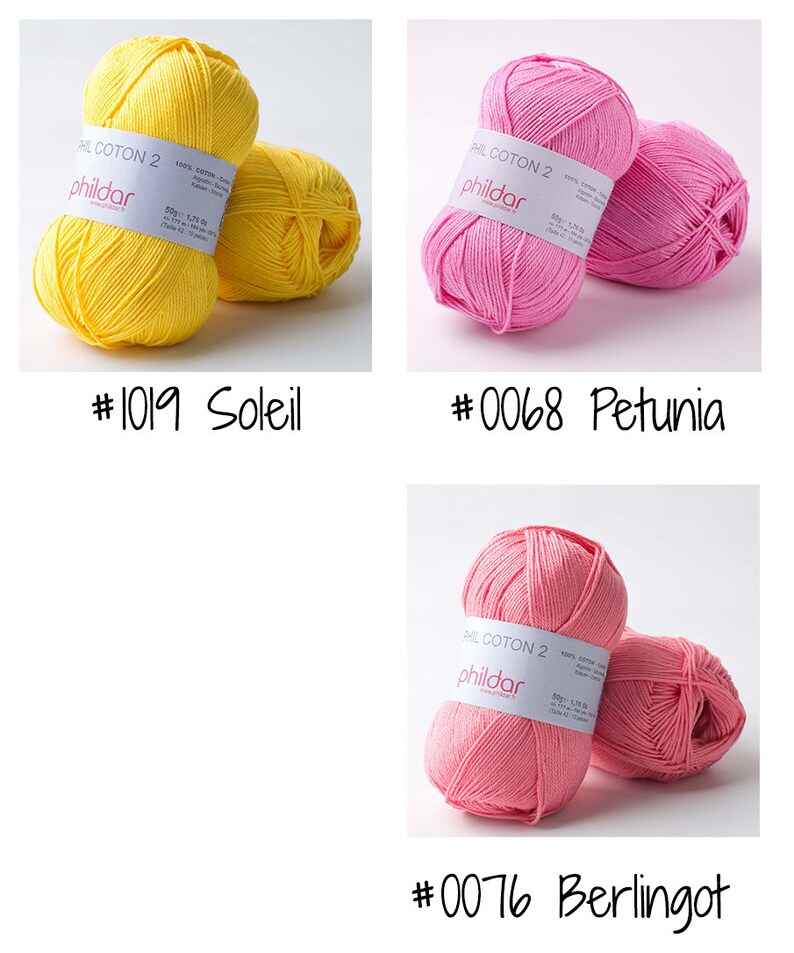 Cotton crochet yarn Sport weight knitting yarn Amigurumi Etsy