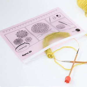 TULIP accessory pocket - pouch - Stitch markers storage - Small bag for knitting notions - Various colors