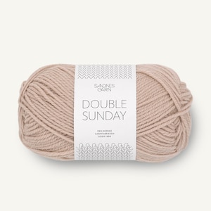 DOUBLE SUNDAY Sandnes Garn mulesingfreie Merino Wolle 50 g 108 m DK Wolle