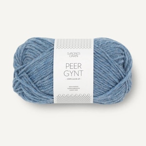 SANDNES GARN Petiteknit Peer Gynt Pelote De Laine 50 G/env. 91 M