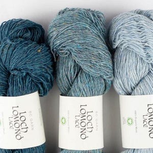 BC Garn Loch Lomond Lace Organic wool 50 grams 300 meters (328 yards) Fingering weight yarn
