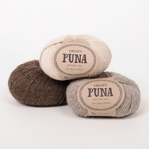 DROPS Puna Alpaca Yarn, DK Worsted, Superfine Alpaca Fiber - 50g 120 Yards image 8
