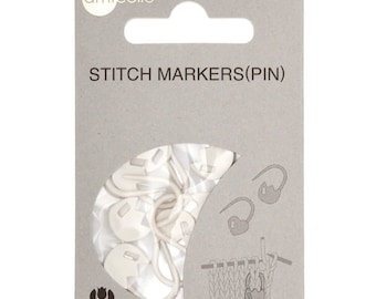 TULIP stitch markers pack of 7 knitting and crocheting - Locking stitch markers - Plastic stitch markers - Knitting markers