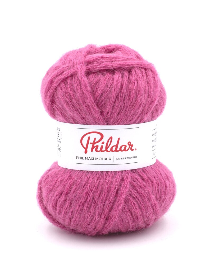 Chunky Mohair Yarn Fuzzy Yarn Phildar Maxi Mohair Fluffy Etsy Canada