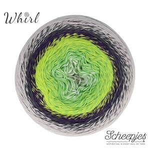 Cotton yarn Scheepjes COTTON WHIRL, Crochet yarn, Summer yarn, Soft organic cotton yarn, Knitting cotton yarn 226 g 1000 m per ball
