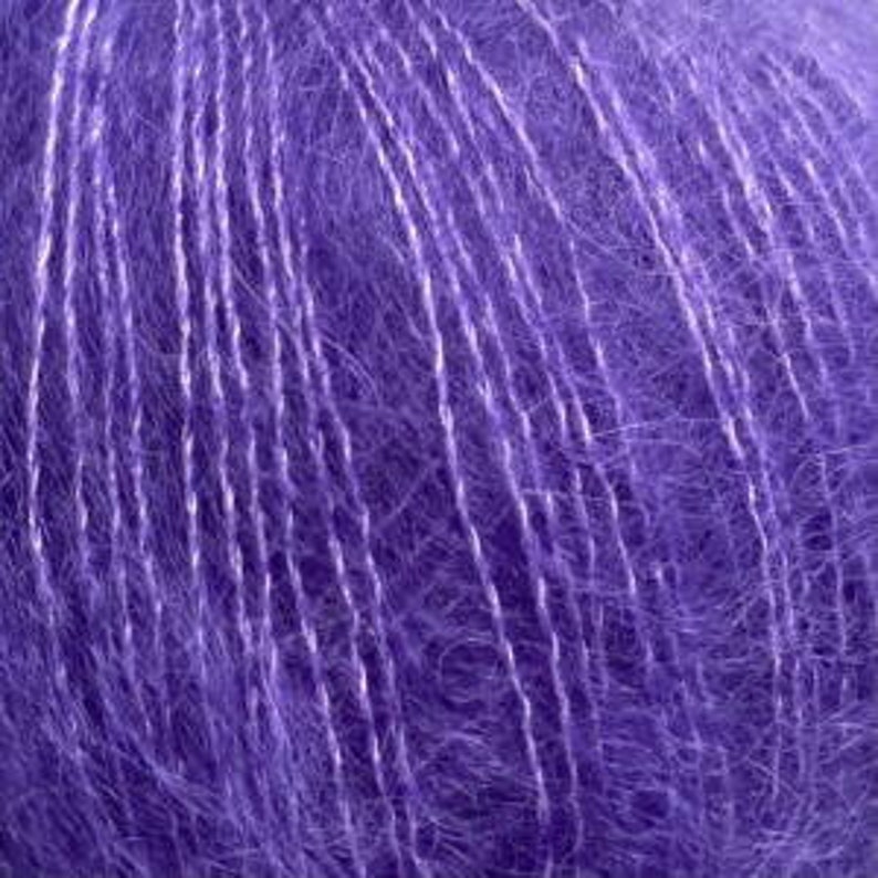 GEPARD Garn KID SETA Mohair yarn, Kid mohair, Lace yarn, Mohair silk yarn, Knitting yarn, Yarn for knitting, Wool yarn, Super kid mohair image 10