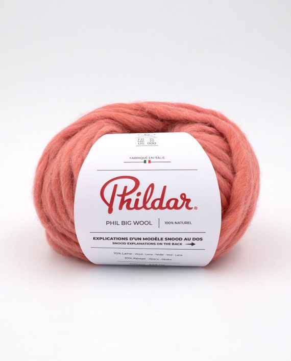 CLEARANCE SALE Bulky Merino and Baby Alpaca Blend Big Wool by Phildar Thick Yarn 100 G 55 Yards Etsy Ireland