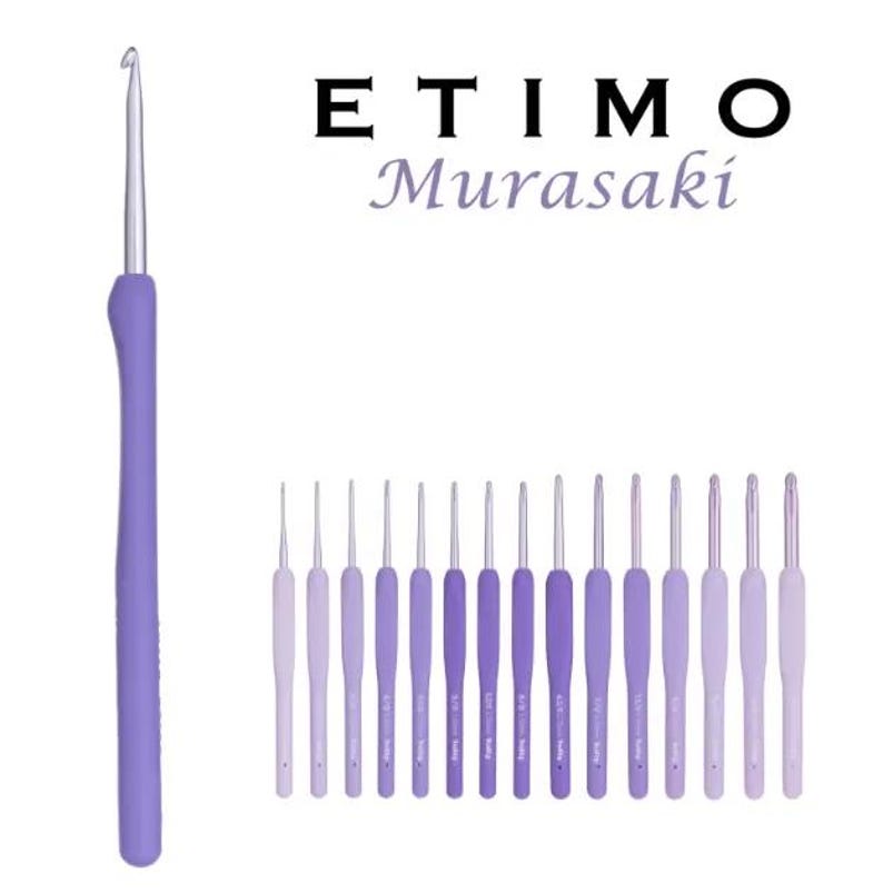 Agujas de Ganchillo Tulip Etimo Murasaki Softgrip | Las Tijeras Mágicas