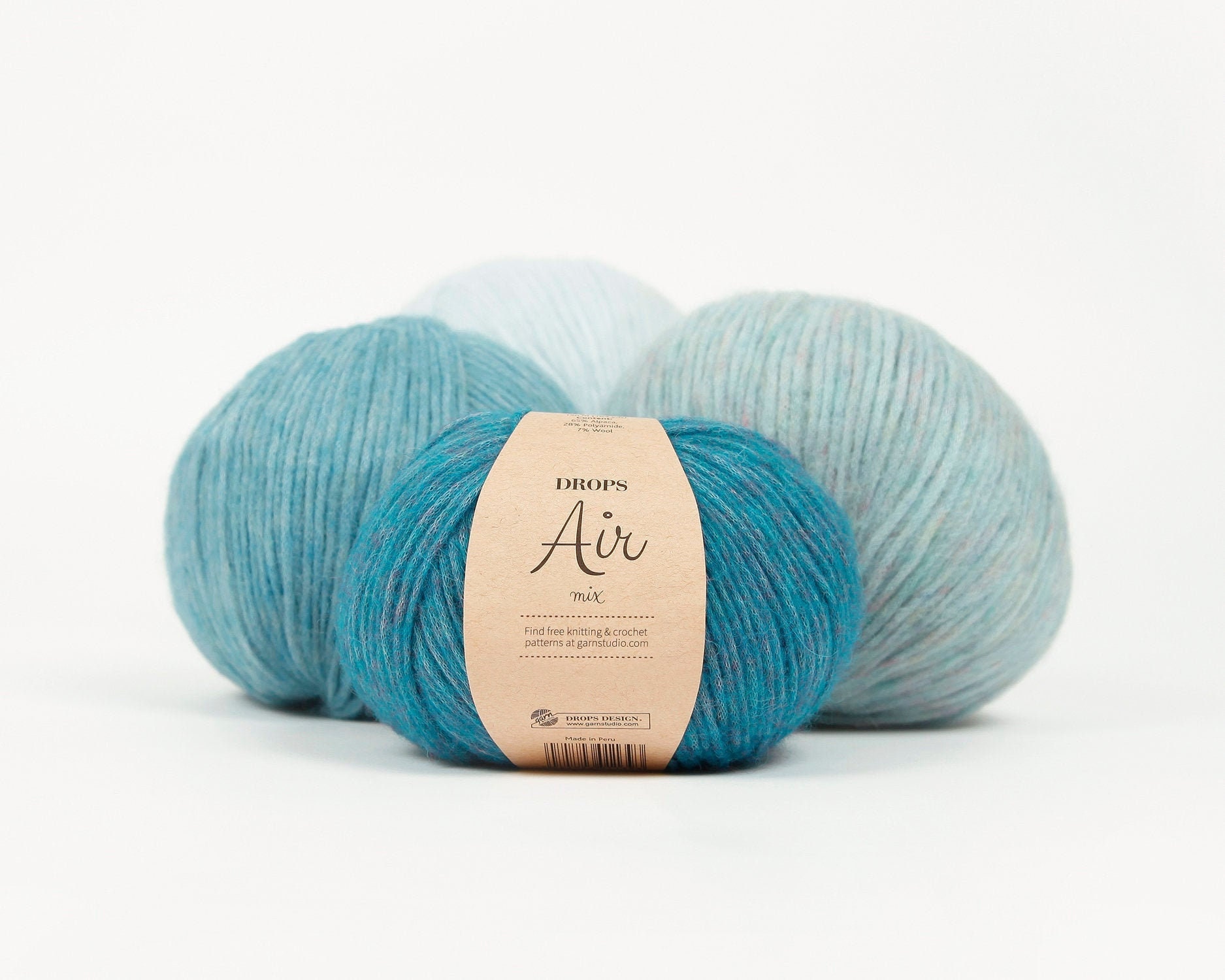 DROPS Air Knitting yarn Aran yarn Worsted yarn Drops yarn Etsy