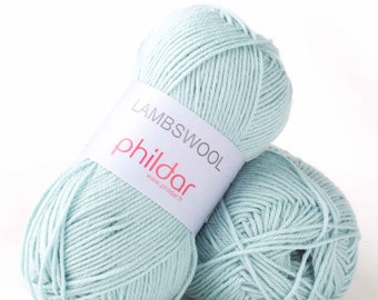 Phildar Lambswool - Hilo de lana Superwash - Hilo de punto de peso deportivo - Hilo suave - Hilo de bebé