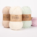 Wool yarn - Knitting yarn - Yarn worsted - DK yarn - Alpaca yarn - DROPS Lima - Winter yarn - Knitting wool yarn - Garnstudio yarn - Crochet product logo