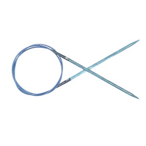 Lykke Indigo 40 cm 16 in Wooden Fixed Circular Knitting Needles - 2.00 mm-8.00 mm - US Size 0 to 11