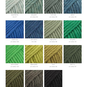 Gros fil de laine gros fil gros fil DROPS SNOW ESKIMO fil à feutrer fil d'hiver fil à tricoter fil à crocheter fil à feutrer image 8
