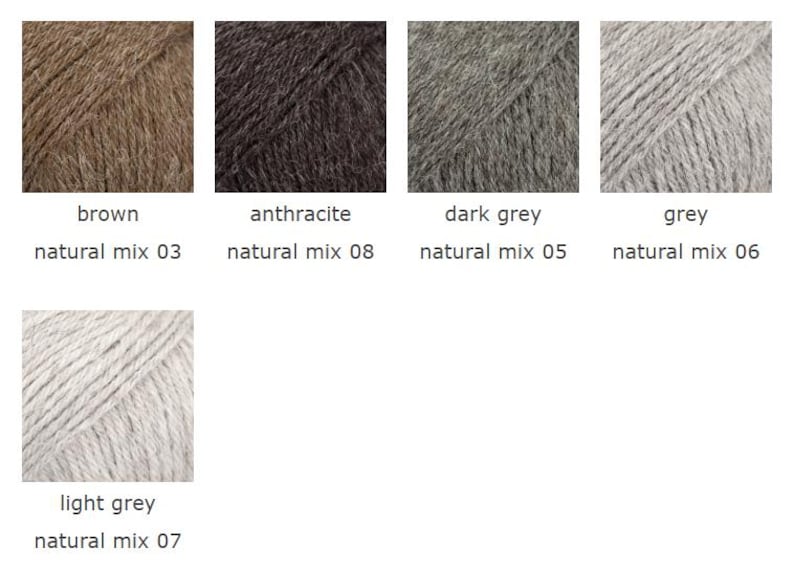 DROPS Puna Alpaca Yarn, DK Worsted, Superfine Alpaca Fiber - 50g 120 Yards 07 light grey
