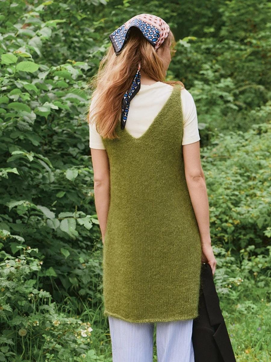 Sandnes Garn 2507 MEADOW Dress Pattern: Chunky Knit Design (printed ...