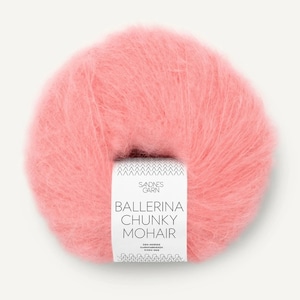 Sandnes Garn BALLERINA CHUNKY MOHAIR Flauschiges Mohair Garn 50 g, 135 m Sockenwolle