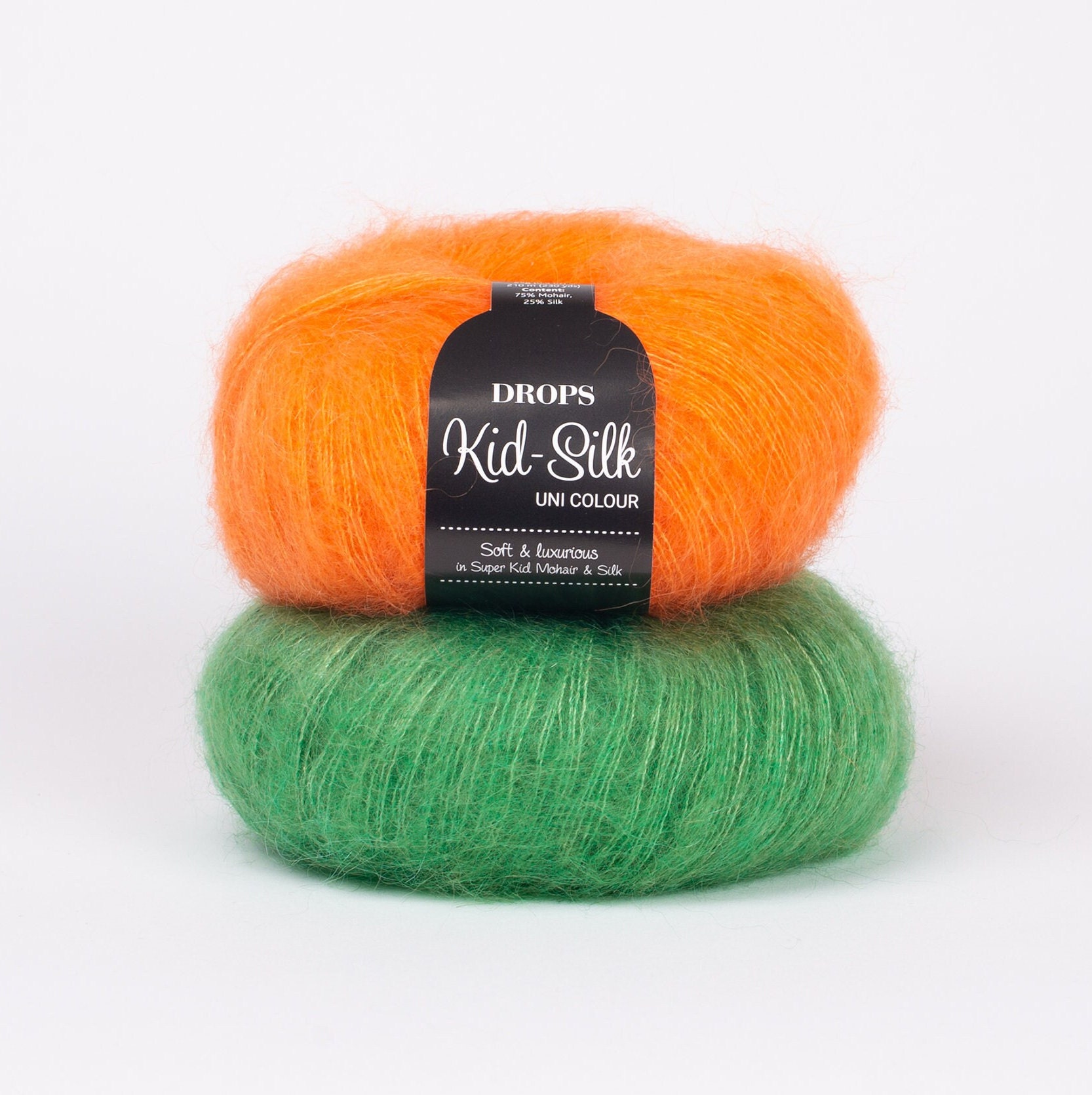 Mohair Yarn Kid Mohair DROPS Kidsilk Lace Yarn Mohair Etsy